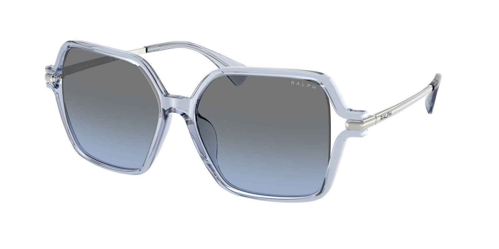 Das Bild zeigt die Ralph Sonnenbrille RA5319U 62208F leicht seitlich.